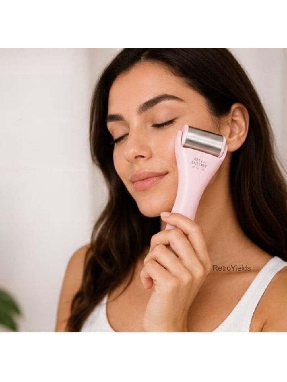 Ice Roller for Face Eyes Stainless Steel Cooling Facial Massage Tool